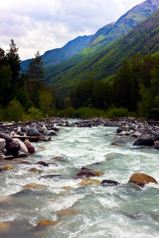 Река Баксан Кабардино Балкария