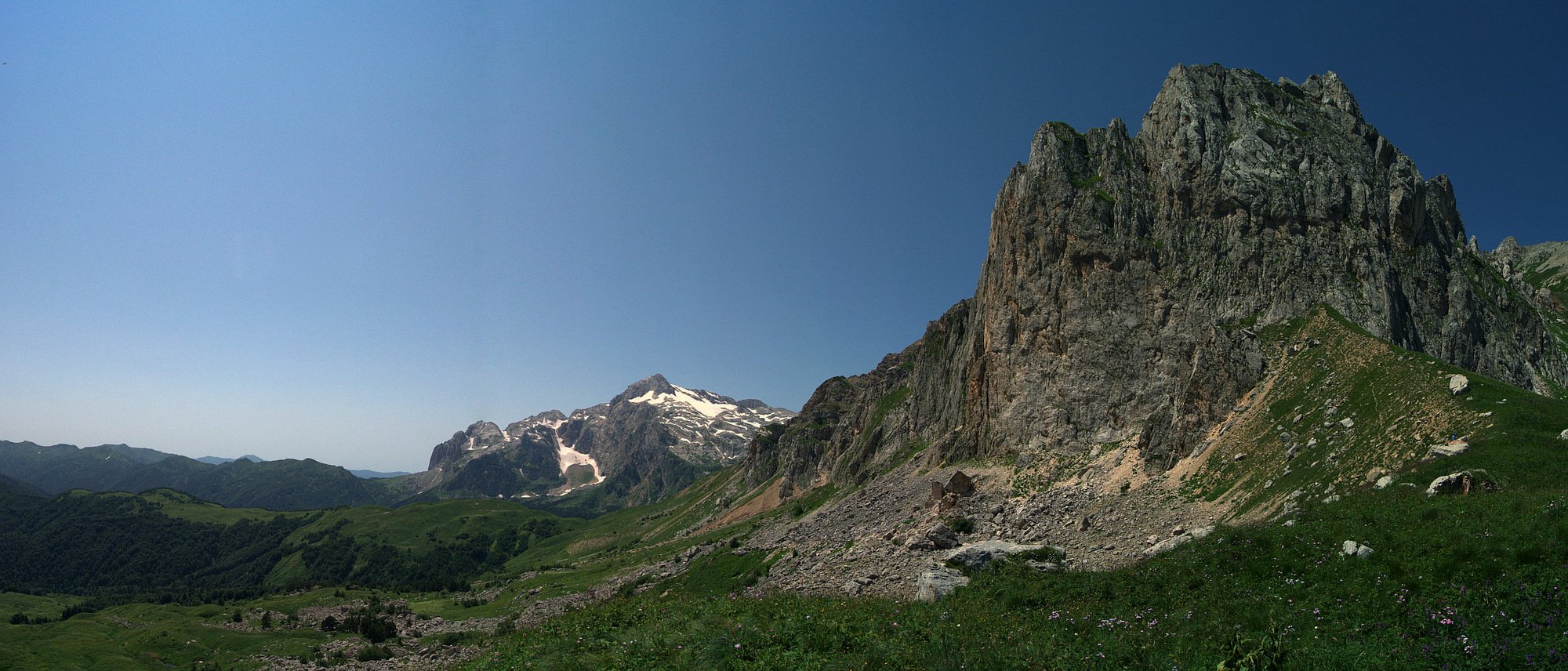Адыгея гора Фишт панорама