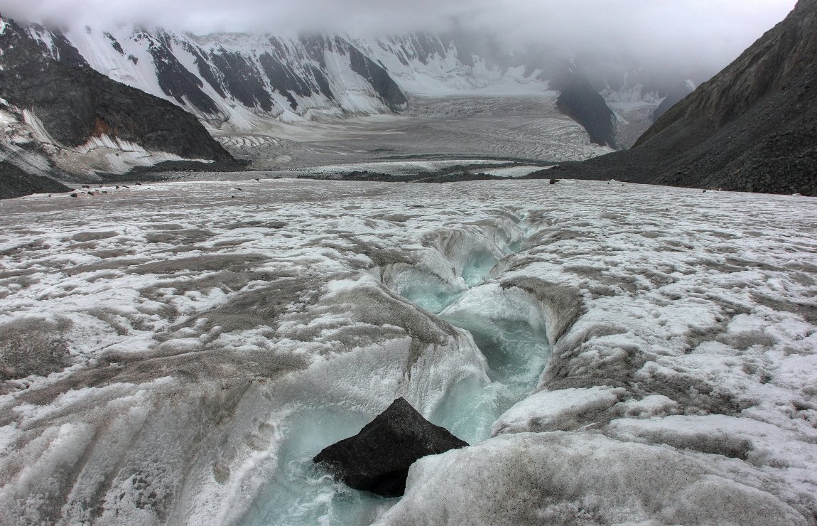Озеро Аккем ледник