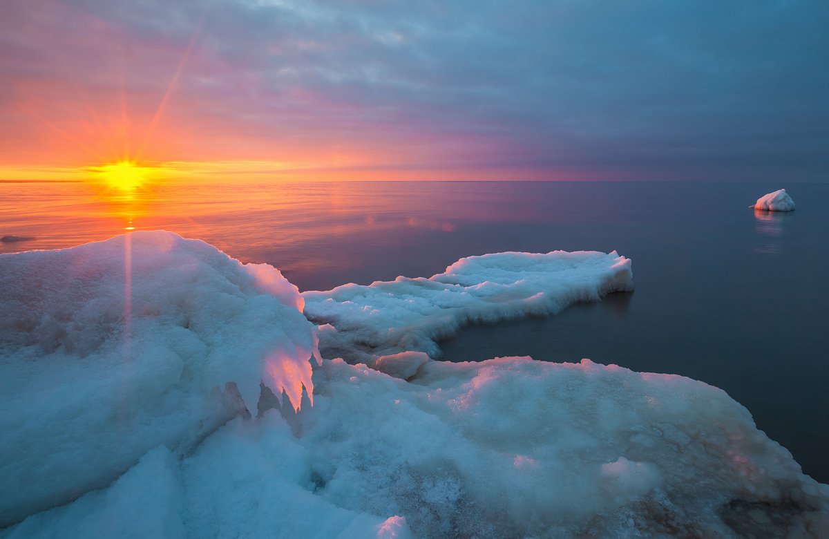 Балтийское море зима
