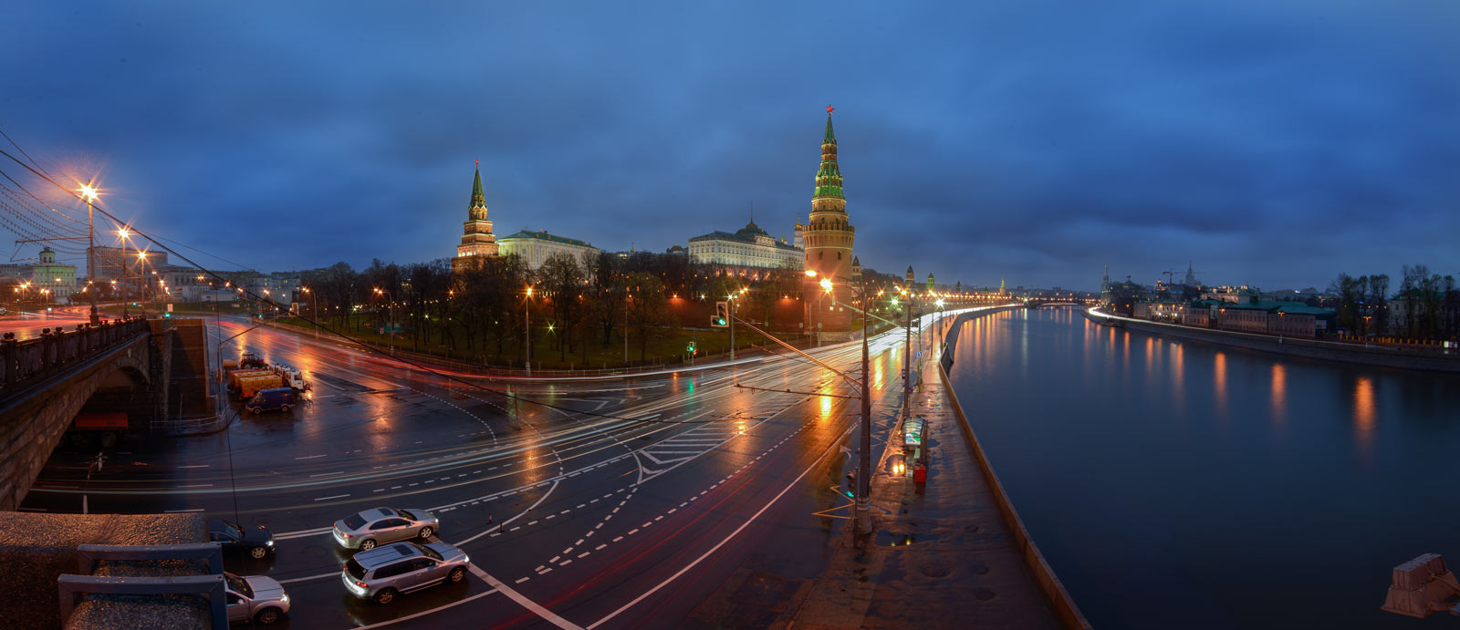 Панорамная фотография Москвы