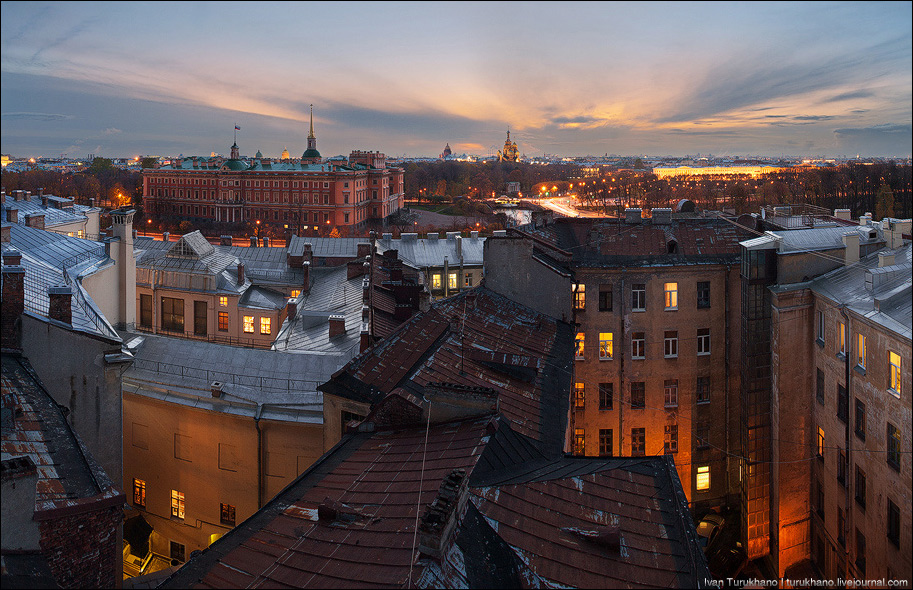 Крыши домов санкт петербург