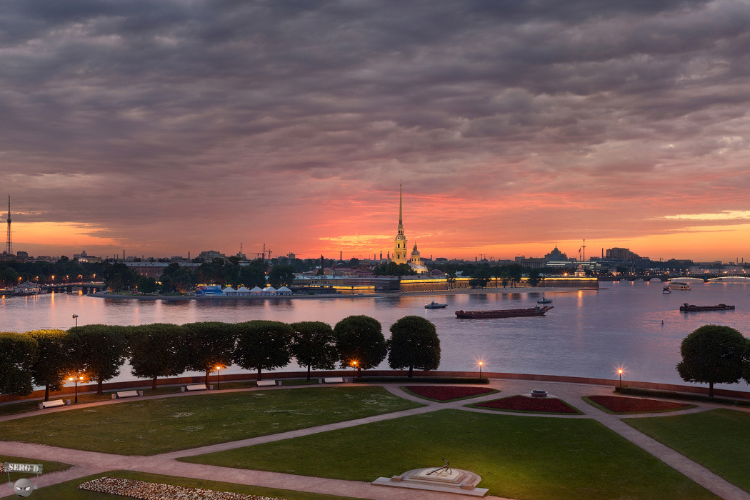 Петропавловская крепость панорама