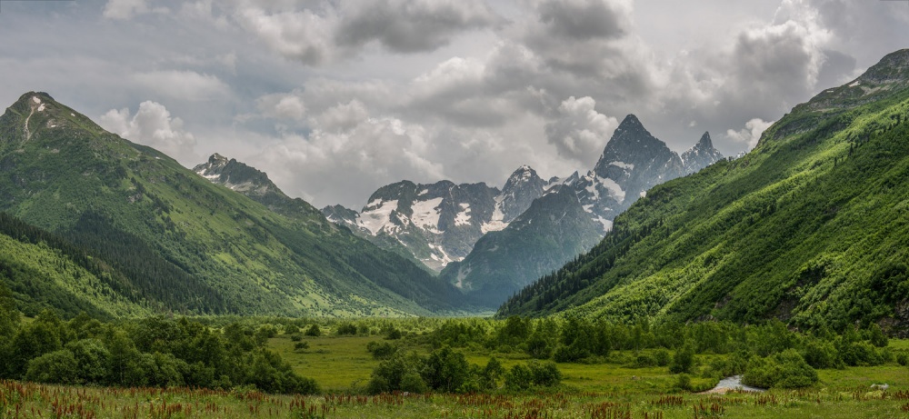 Тебердинский заповедник горы