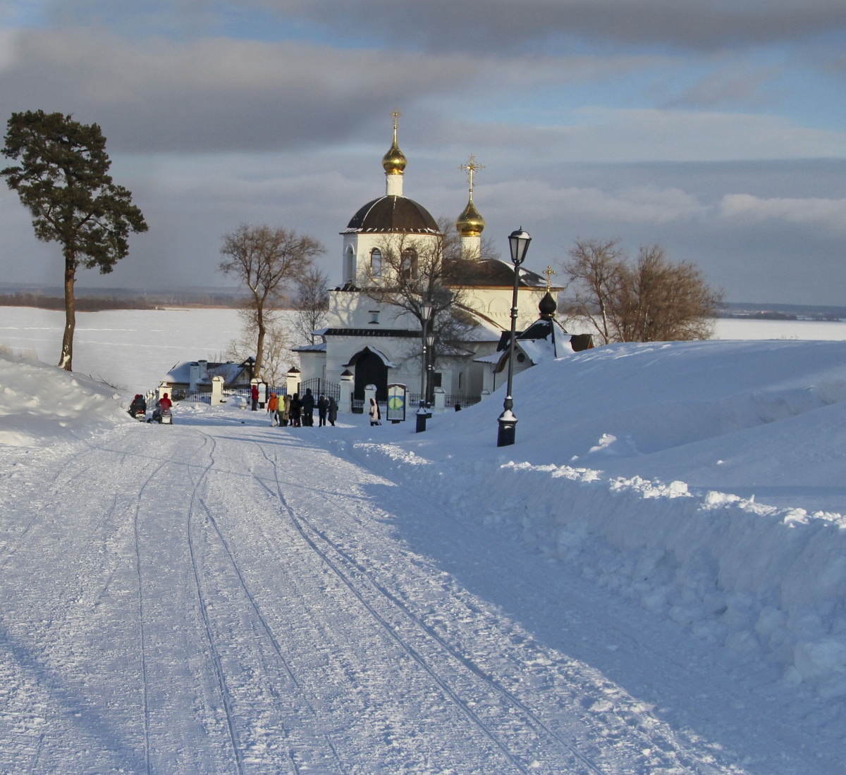 Остров свияжск зимой