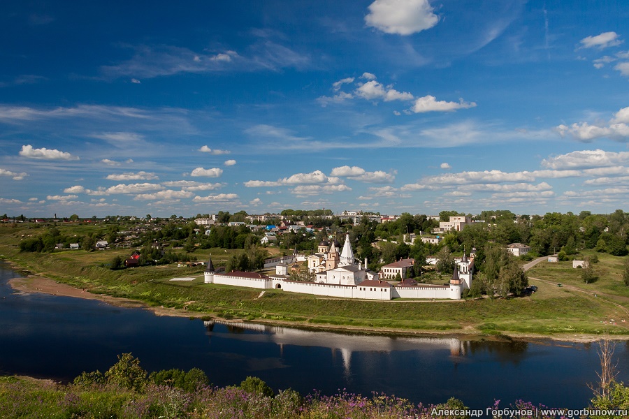 Старицкие ворота на волге фото