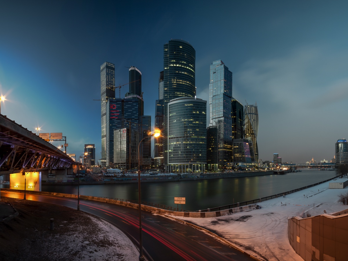 Москва и москва сити фото