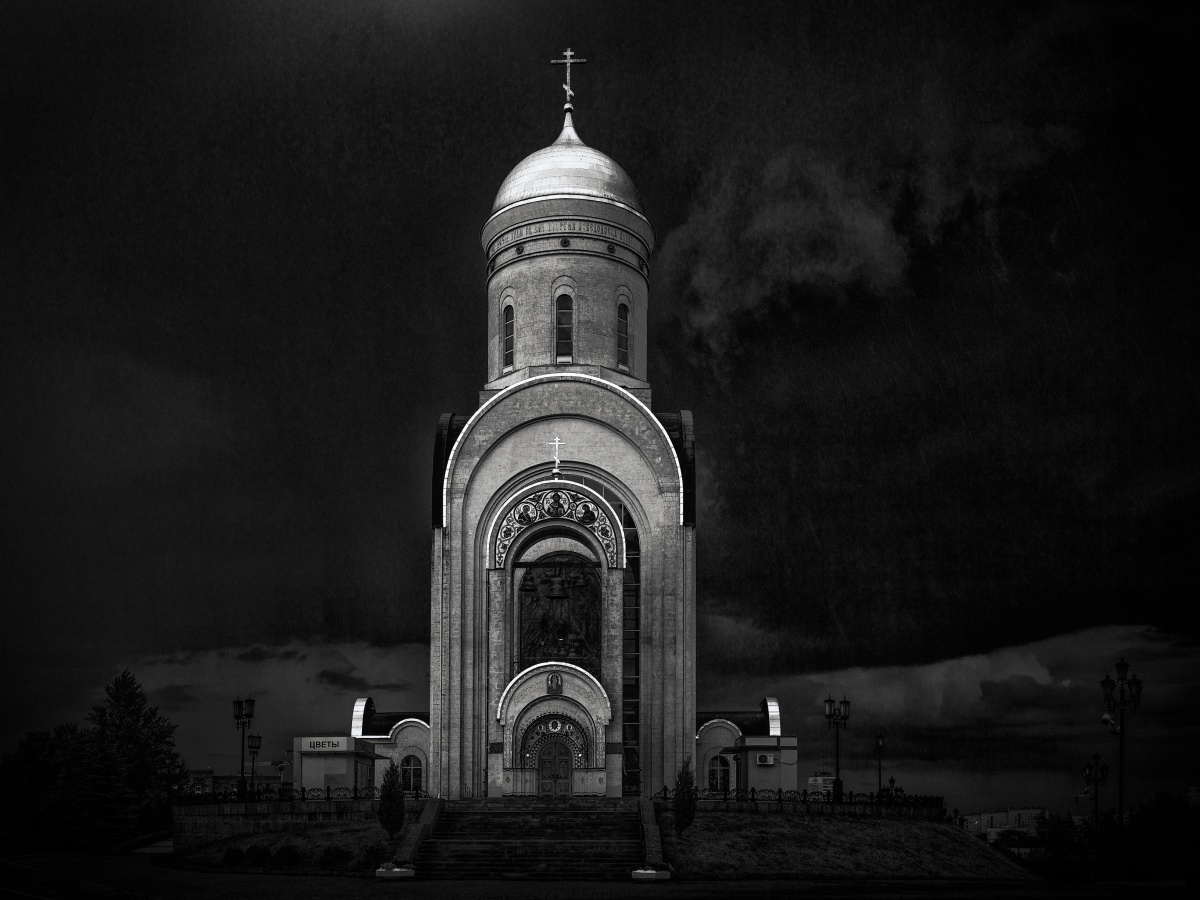 черно белые фото соборов