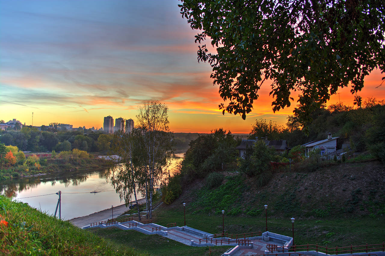 набережная в гродно