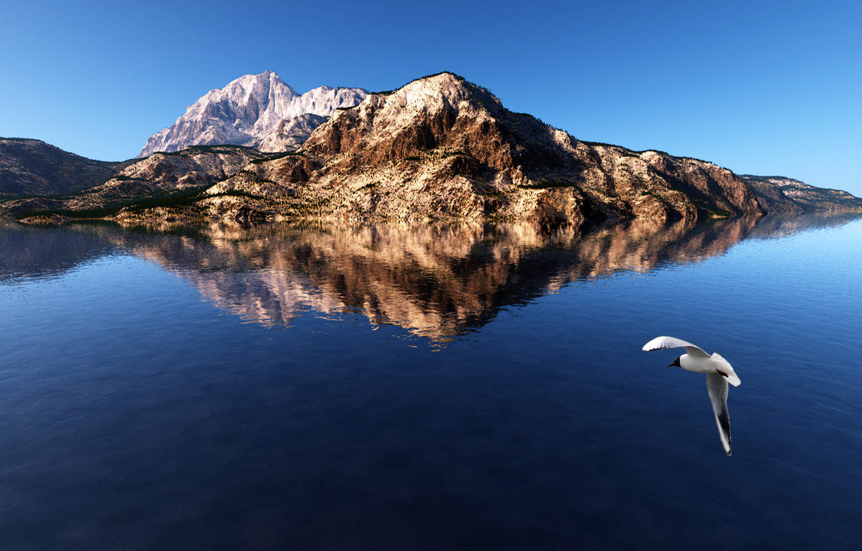 Just mountains. Просто горы. Картинка горы Чайки. Фотообои Чайки над горами.