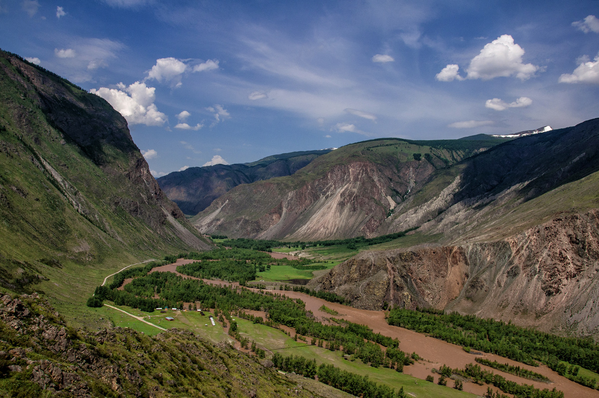 Фото долина реки