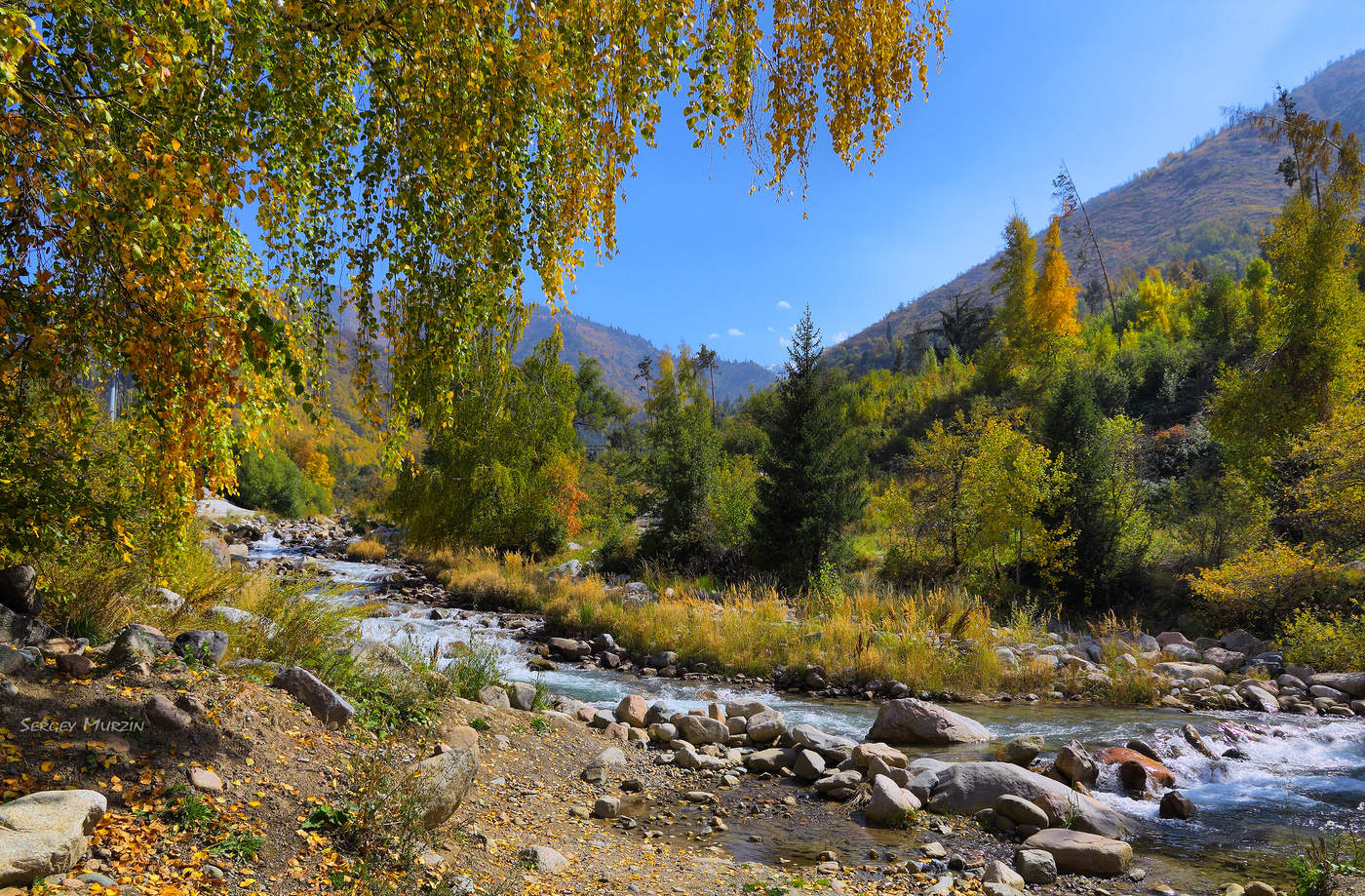 Осень в казахстане