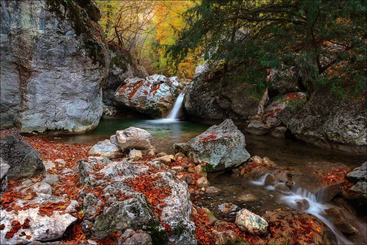 Большой каньон Крыма осень