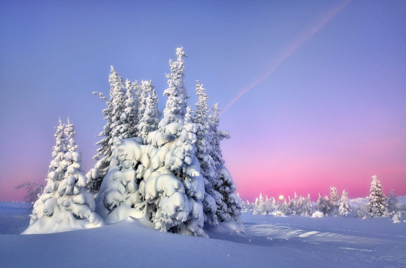 Красота природы зима
