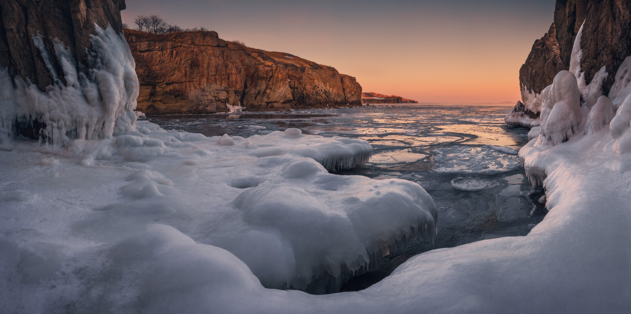 Природа Приморского края зима