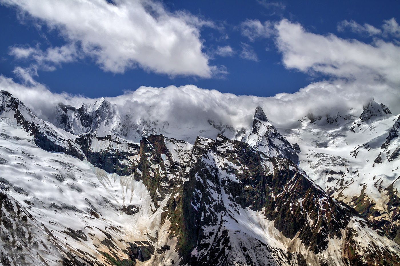 Горы скалы Кавказ