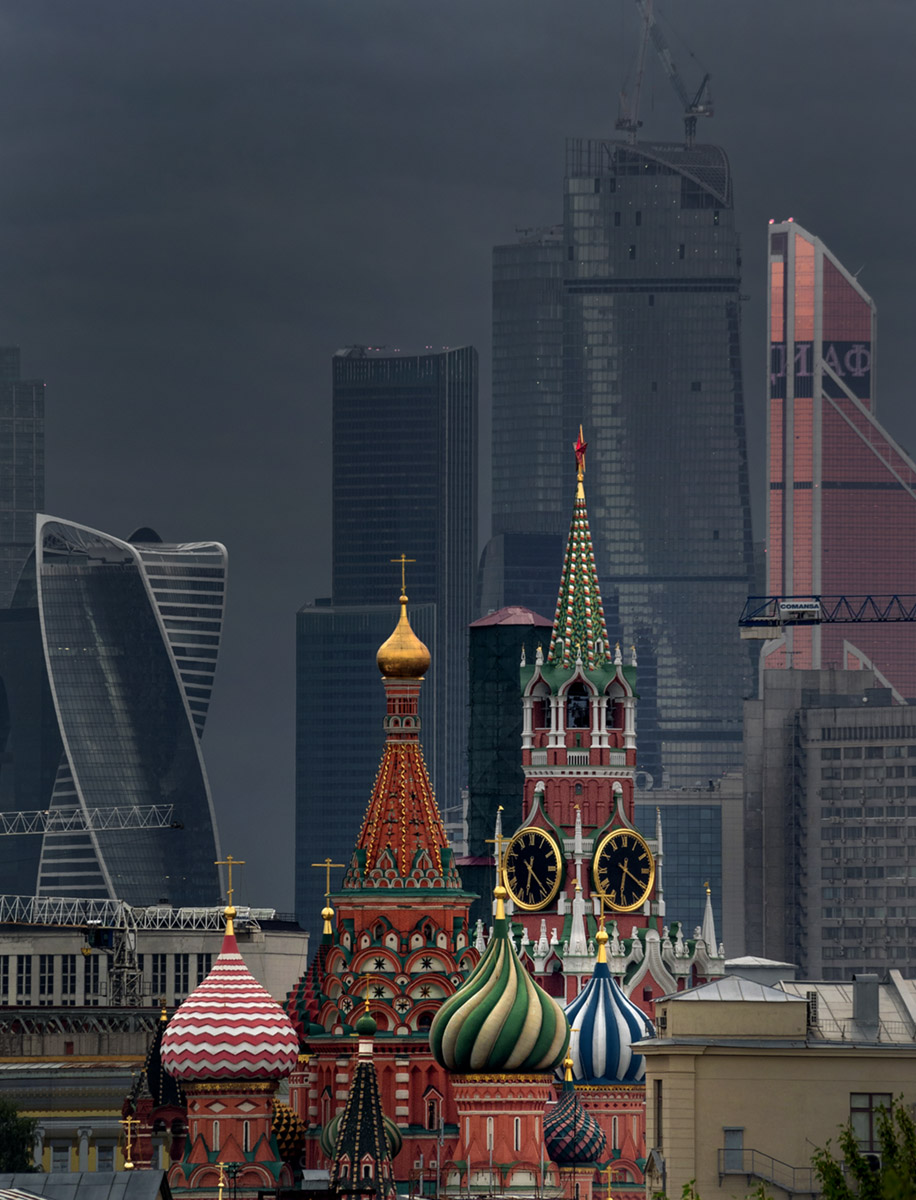 кремль и москва сити