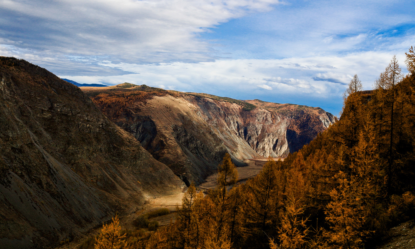 Перевал Кату Ярык Алтай осенью