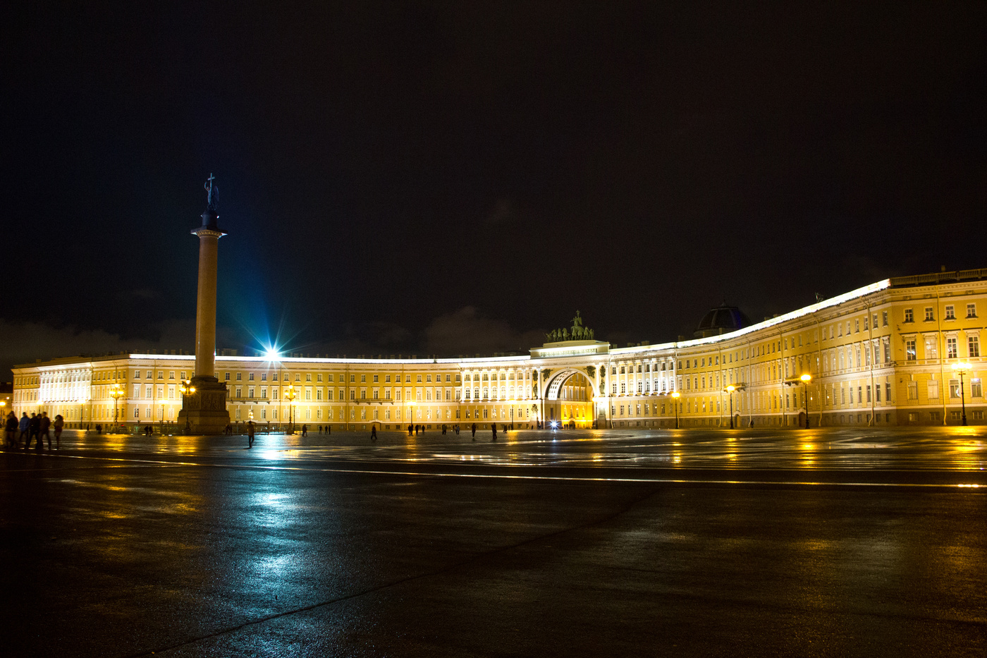 Ночной Петербург Дворцовая площадь