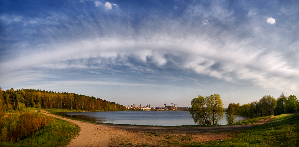 Водохранилище дрозды. Арка "облака".