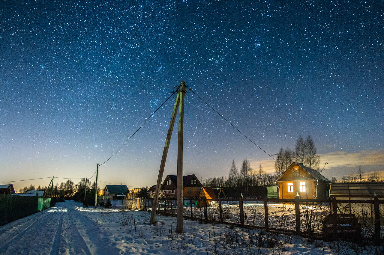 Небо над деревней