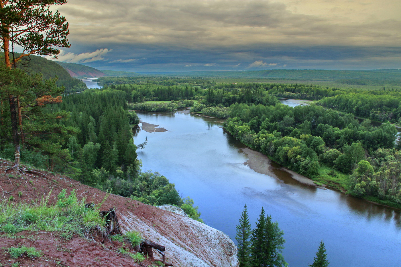 Река Иркут в Иркутске