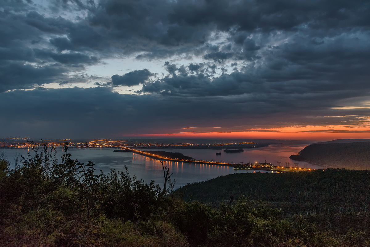 Жигулевские горы панорама