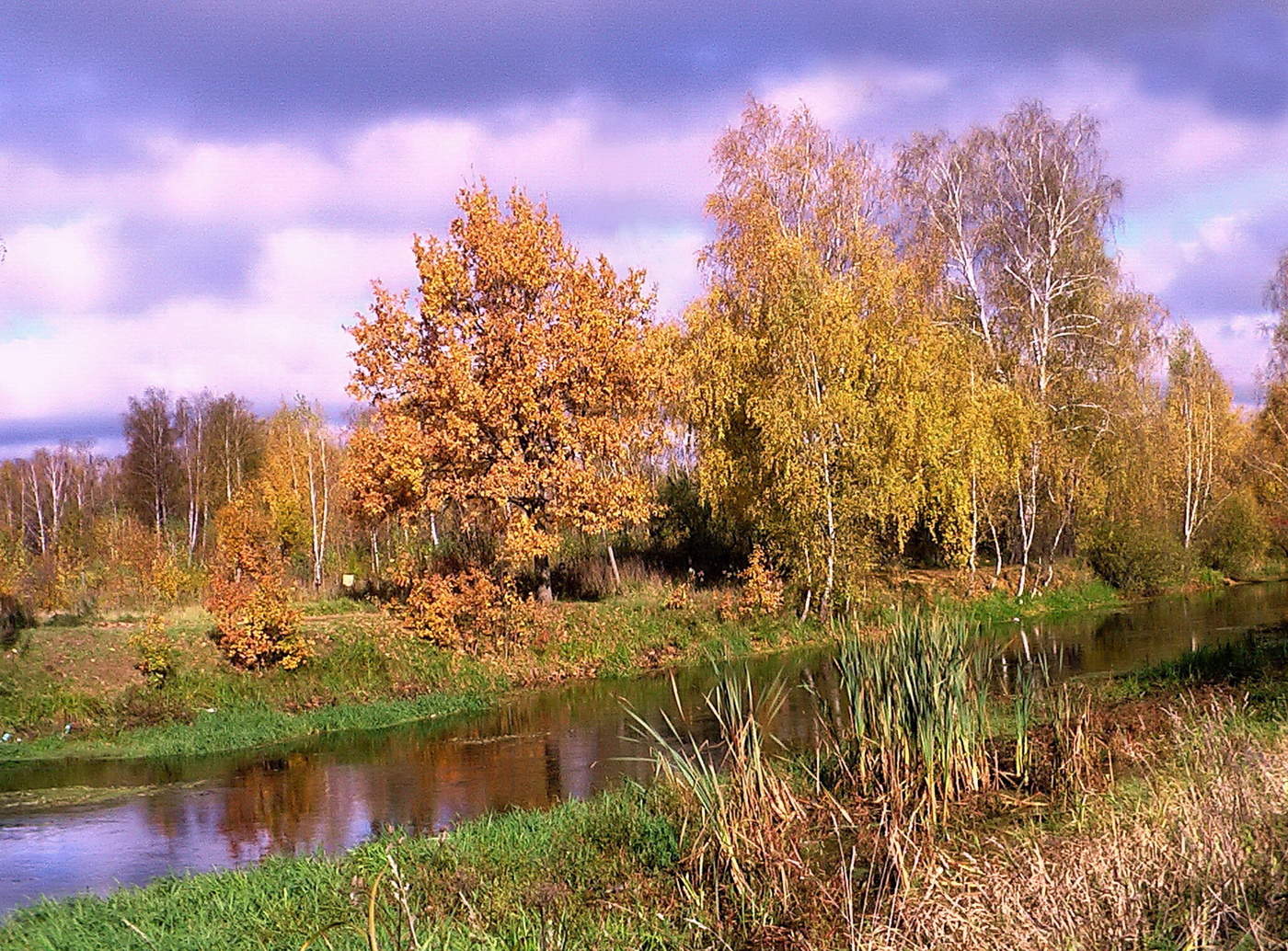 Река Клязьма осенью