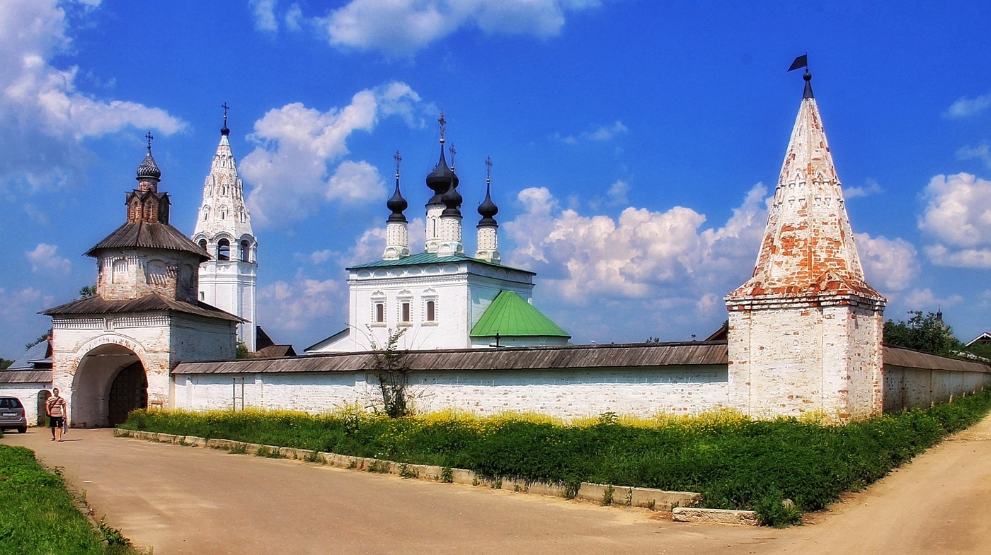 Александровский монастырь панорама Суздаль