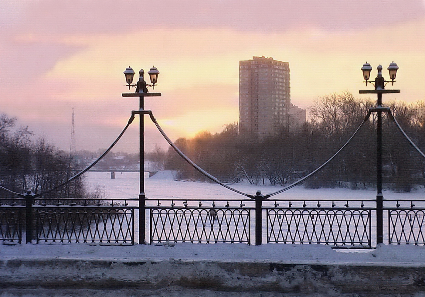 Пушкино Московская область зимой