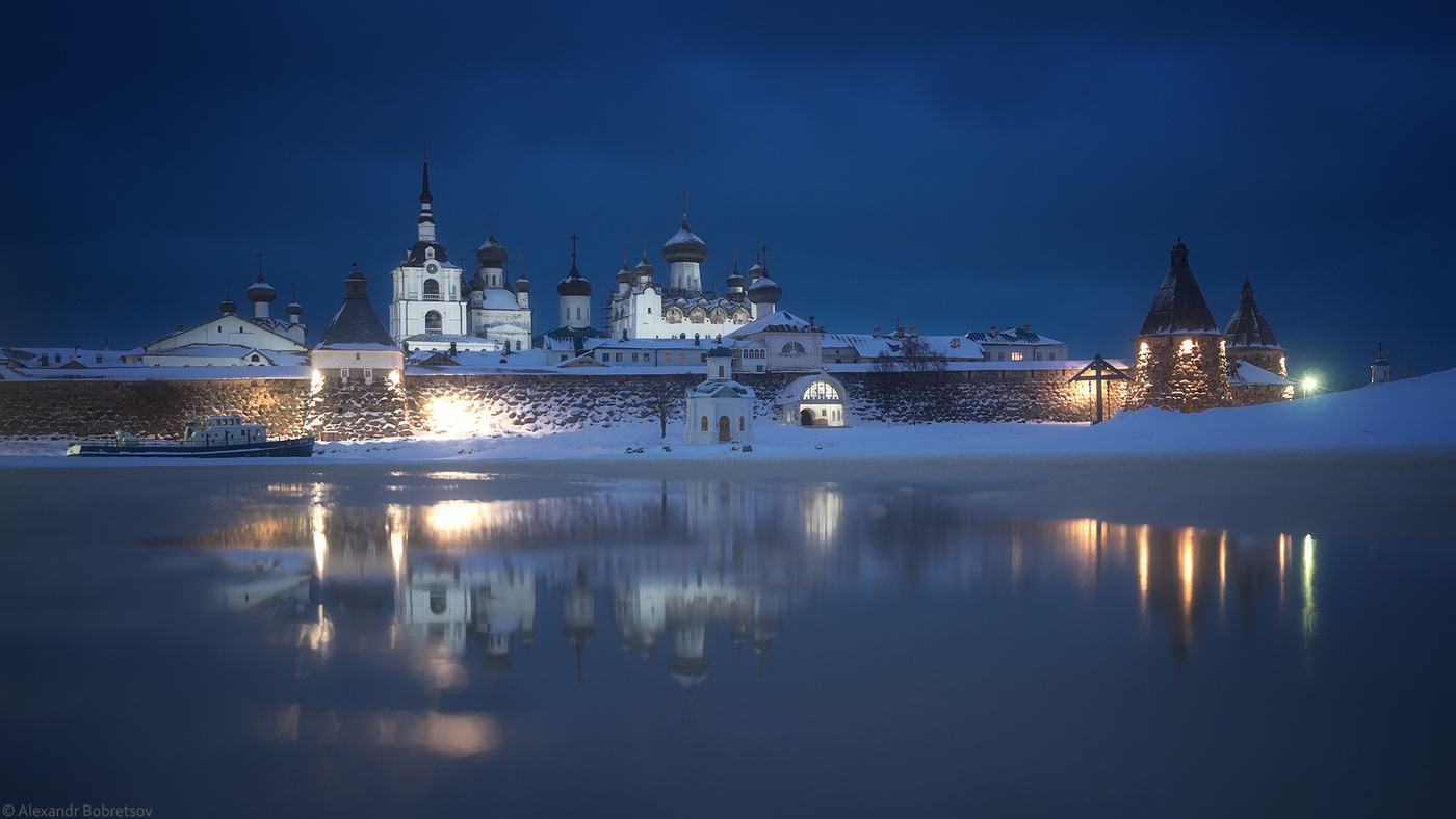 Соловецкий монастырь панорама