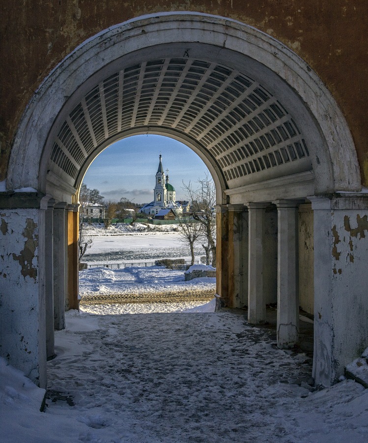 Фото в арке