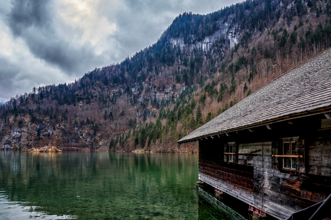 Озеро Кенигзее Германия Фото