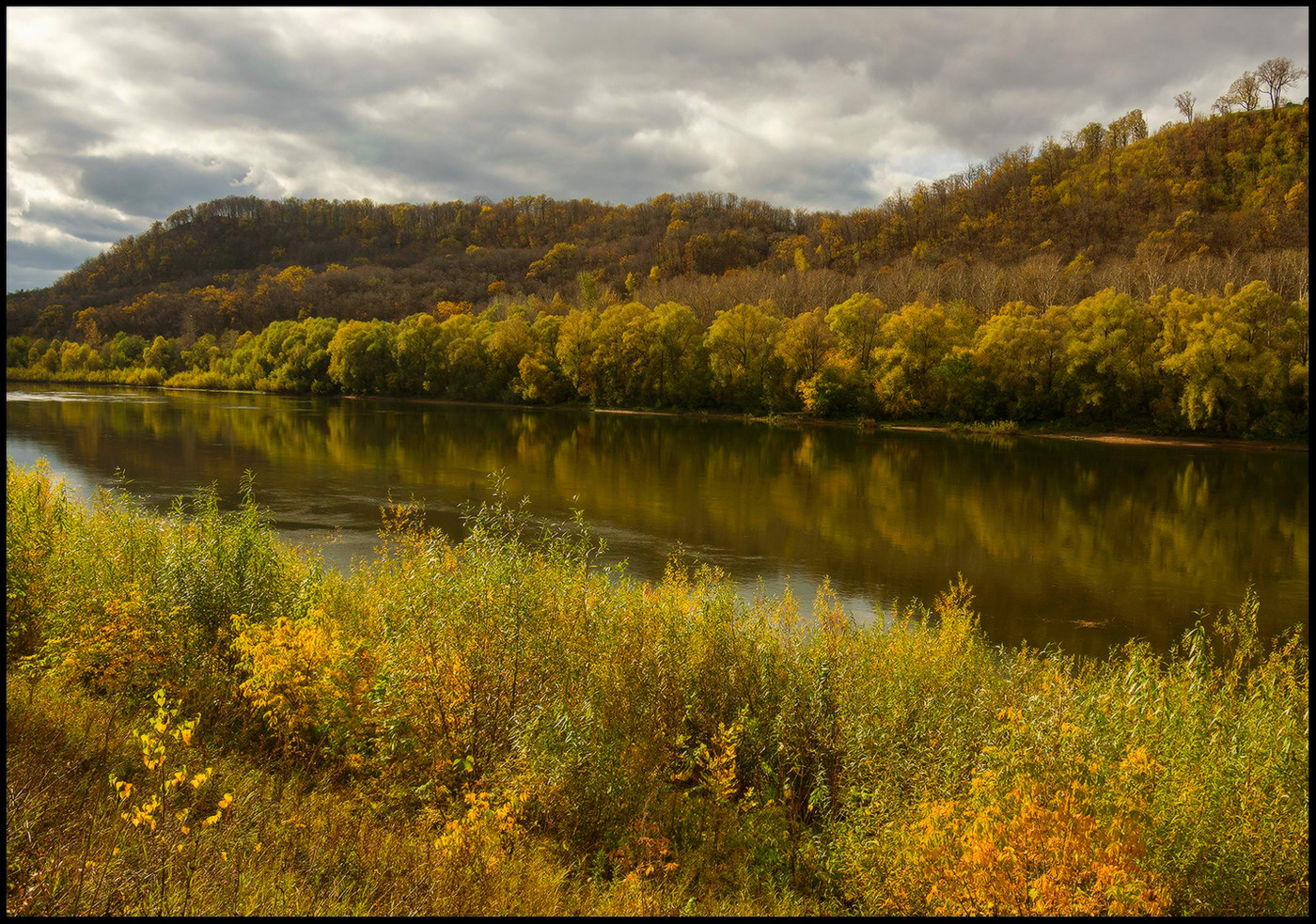 Осенние пейзажи на реке Уфа