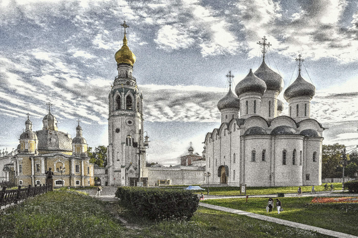 Софийский собор Вологда вектор