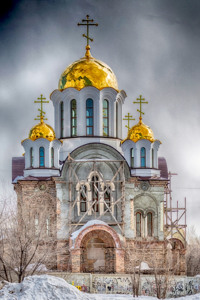 Купола церквей с7куполом