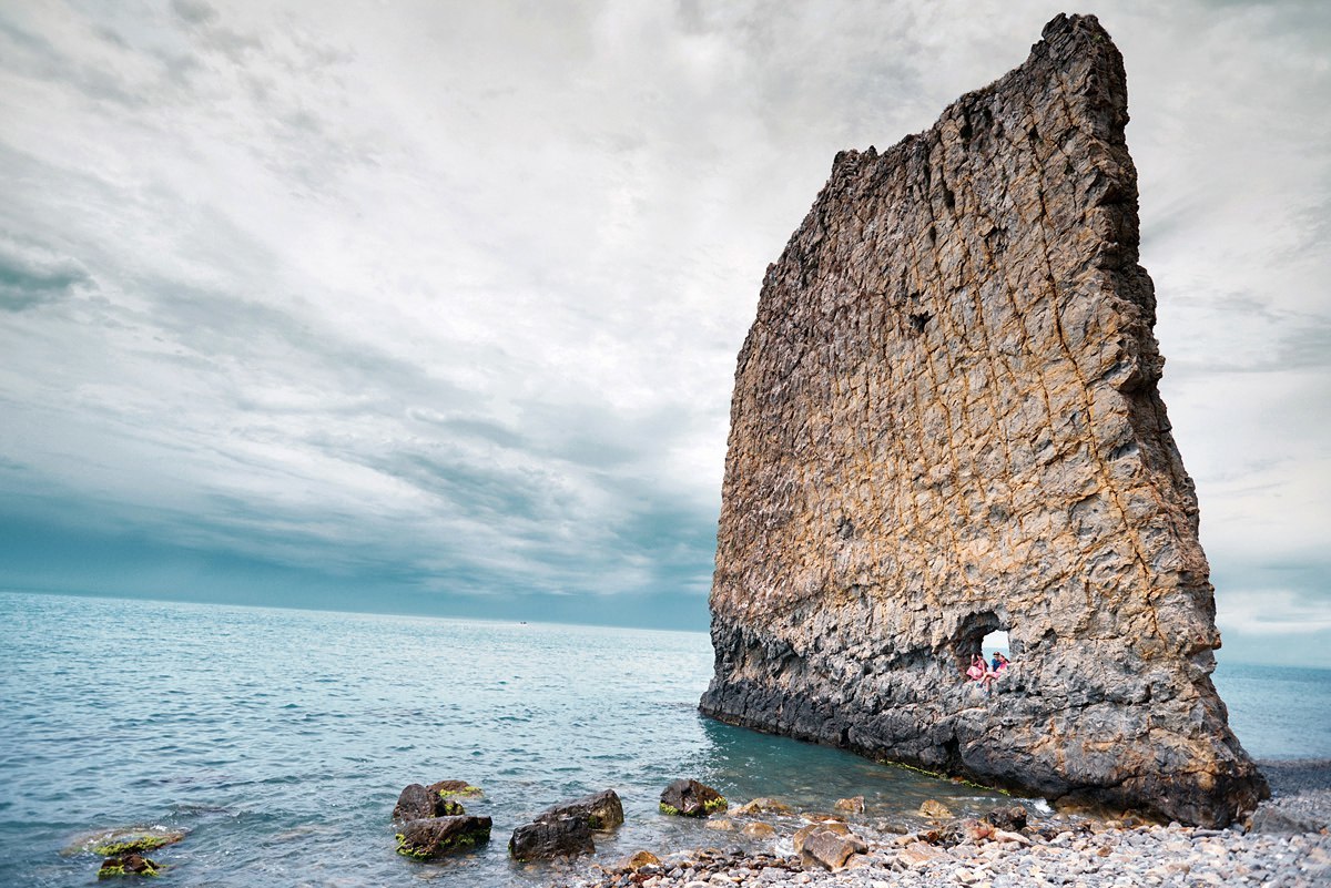 Скала Парус черное море Геленджик