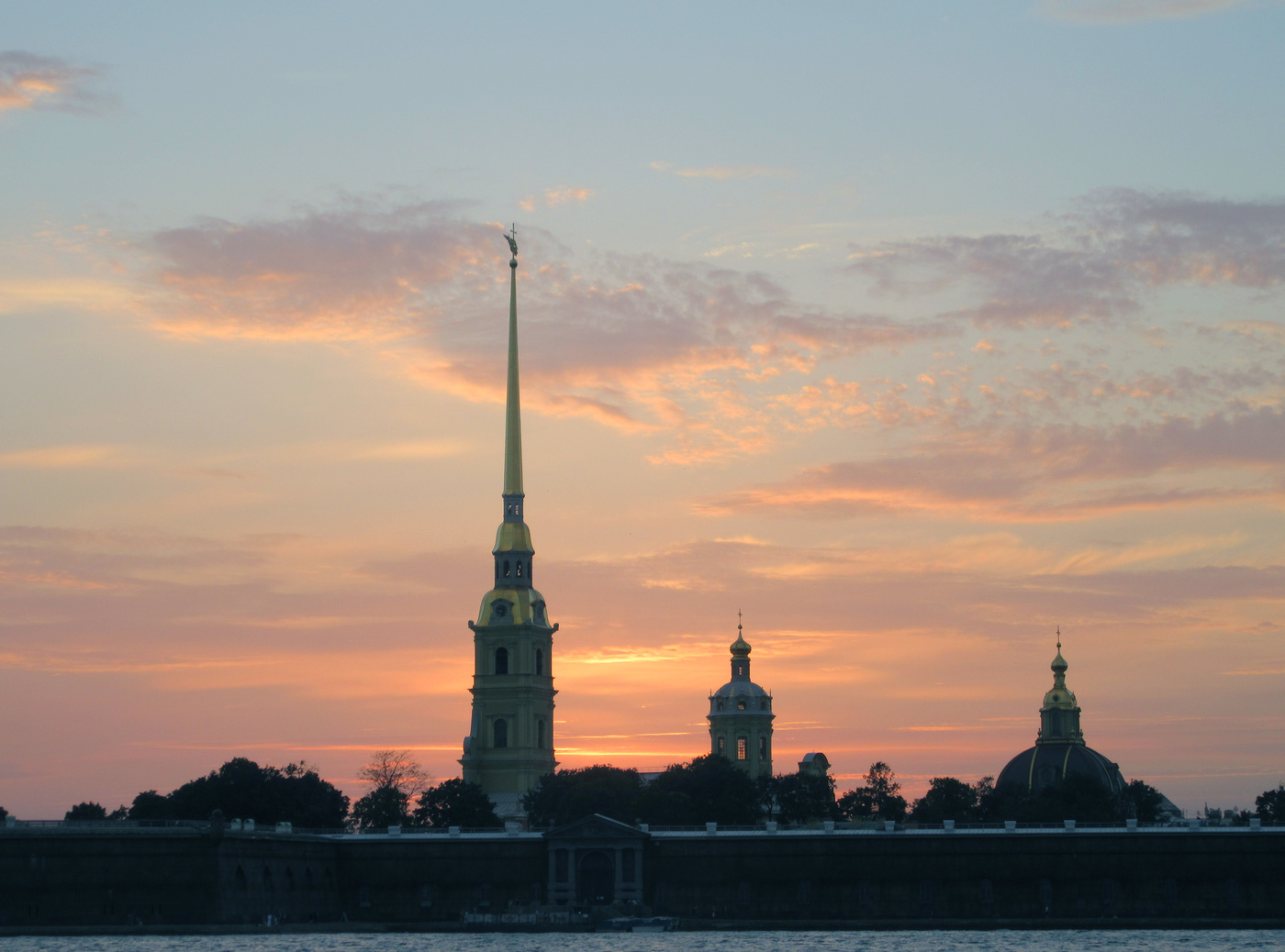 Санкт Петербург Петропавловская крепость закат