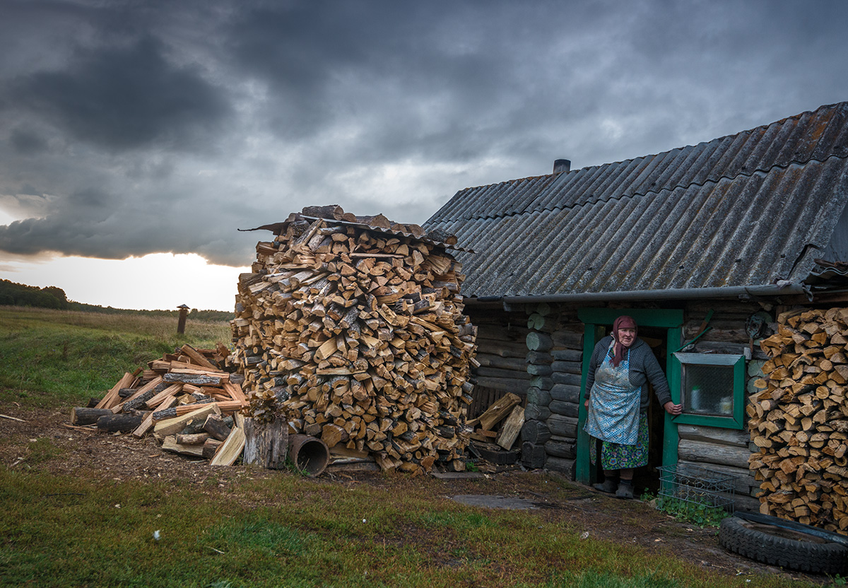 Банный день в деревне фото