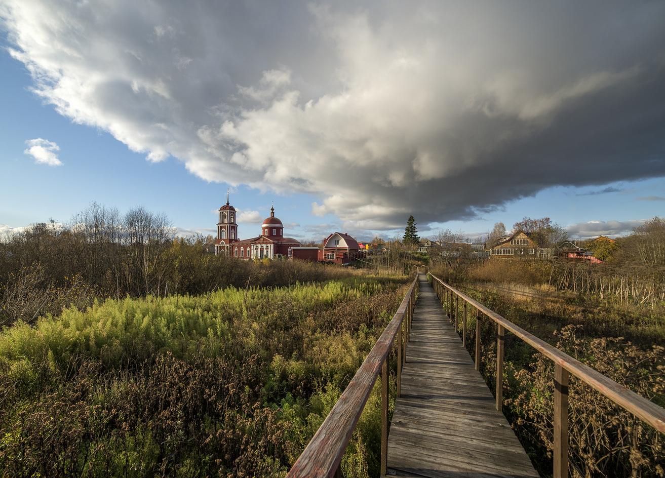 Фото дороги к храму