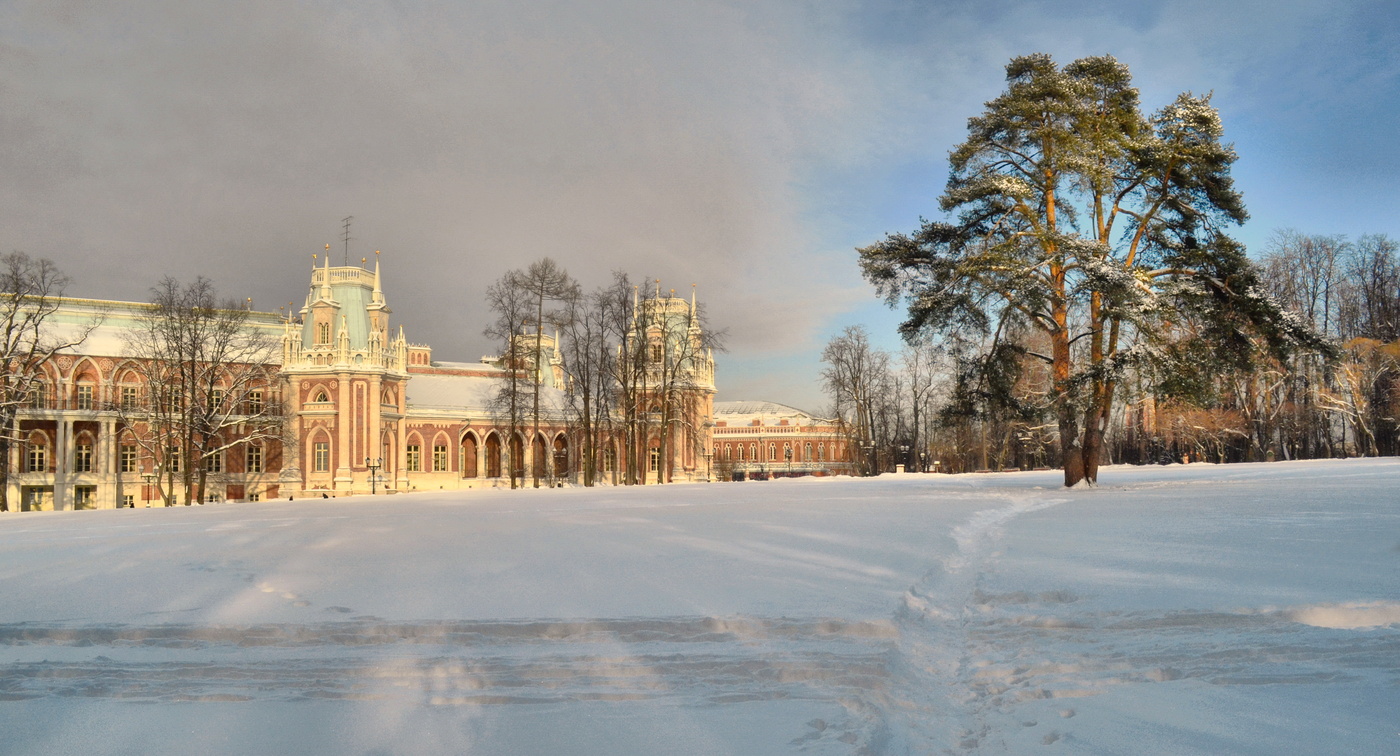 Царицыно дворцово-парковый ансамбль зимой