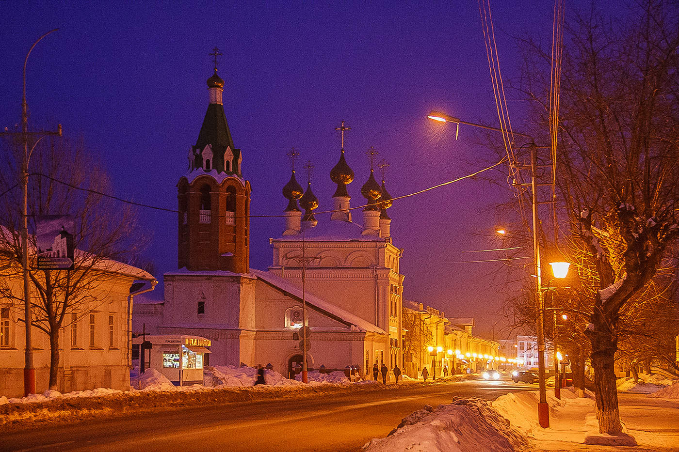 Муром Троицкий монастырь зимой