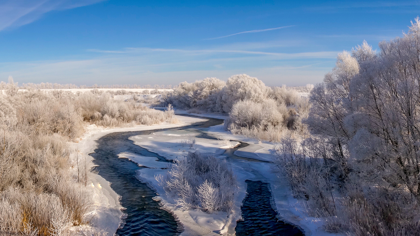 Зимнее утро на реке Дон