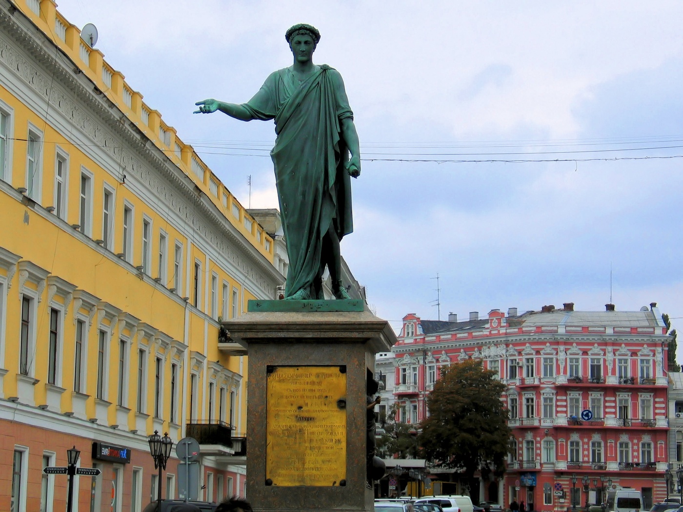 Памятник дюку в одессе фото