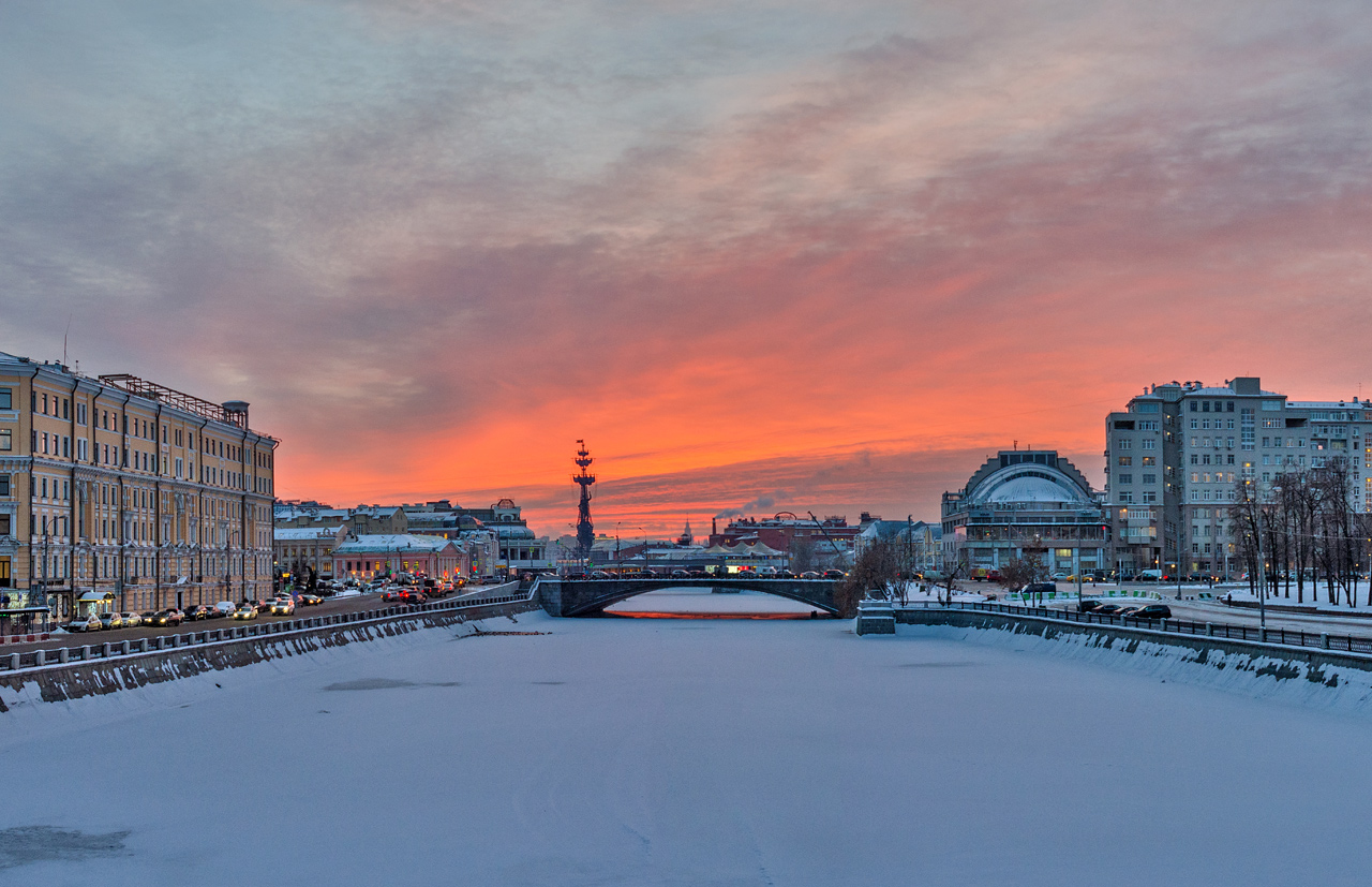 канал москвы зимой