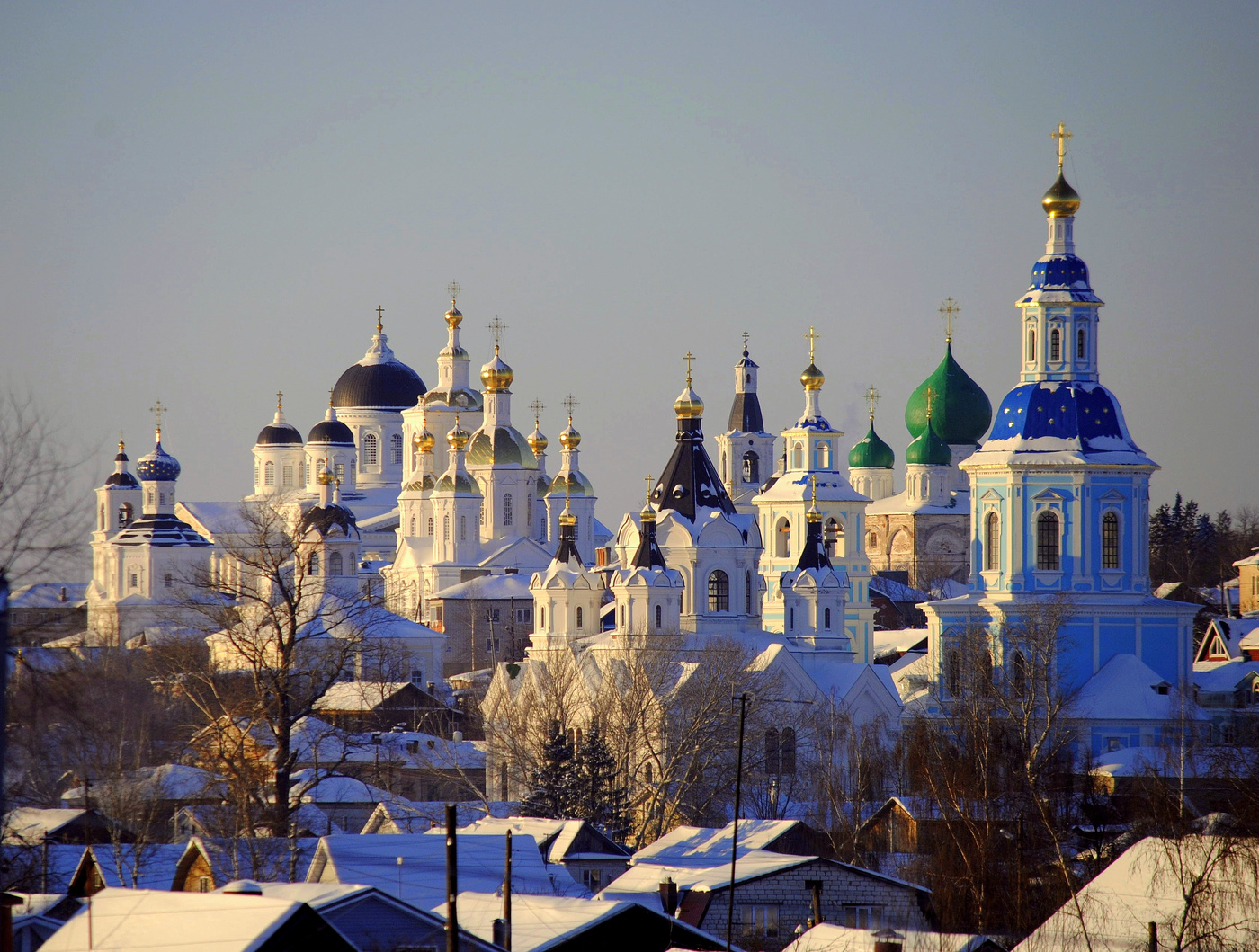 Арзамасские купола. / Город в зимнем убранстве