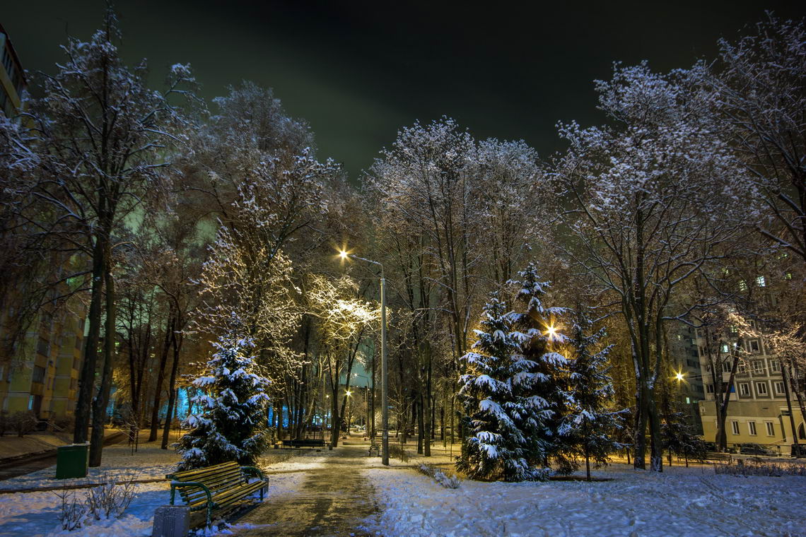 Снег в минске сегодня фото