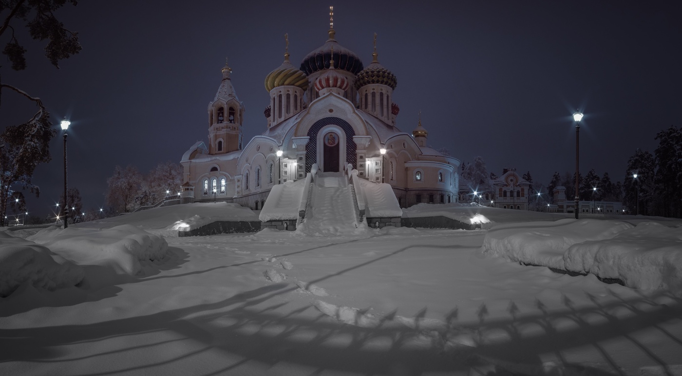 Зимний храм в Переделкино