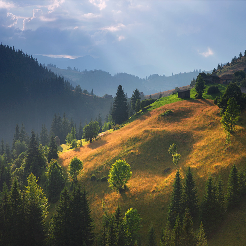 Карпаты Верховина село Красник