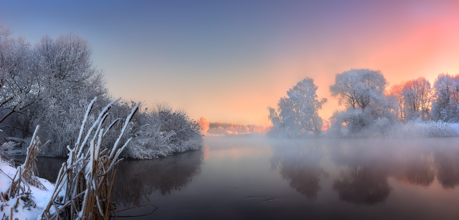 Зимний пейзаж Алексея Угальникова Белоруссия